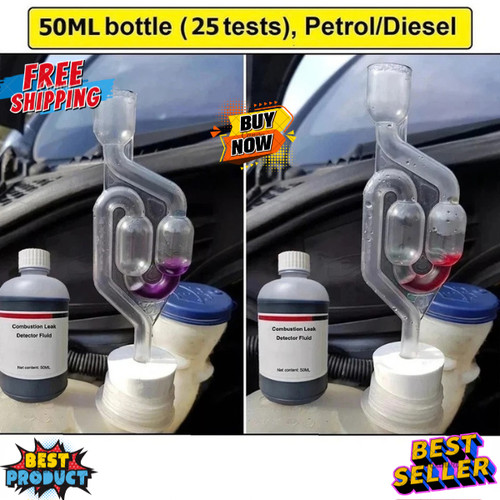 Combustion leak tester kit - leak,