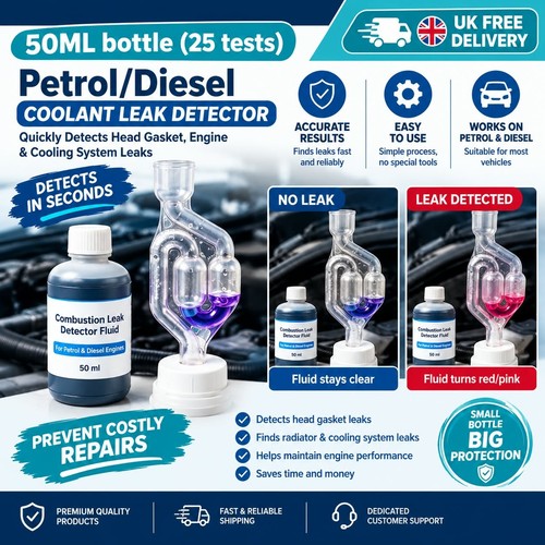 Combustion leak tester kit - tester,